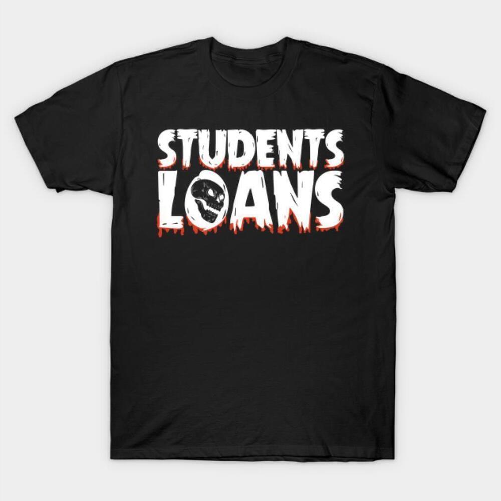 Students Loans Skull Scary Halloween Tshirt